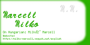 marcell milko business card